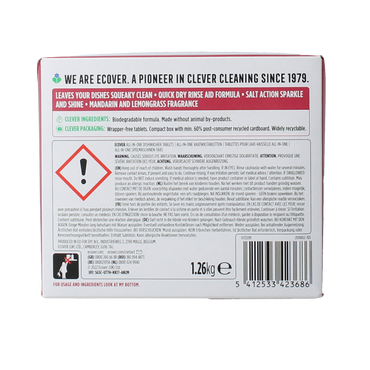 Ecover Vaatwasmachine tabletten all-in-one 72.00 Stuks