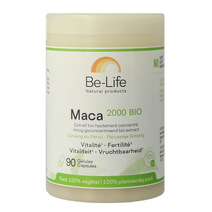 Be-Life Maca 2000 bio 90.00 Capsules