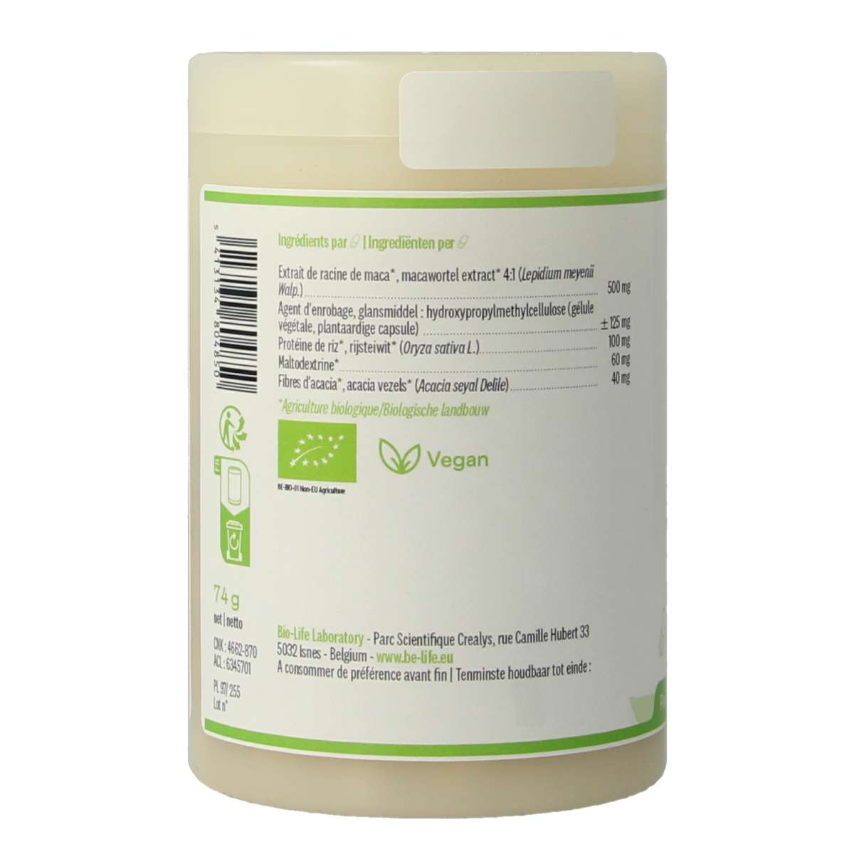 Be-Life Maca 2000 bio 90.00 Capsules