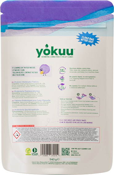 Yokuu Vaatwastabletten 45.00 Tabletten
