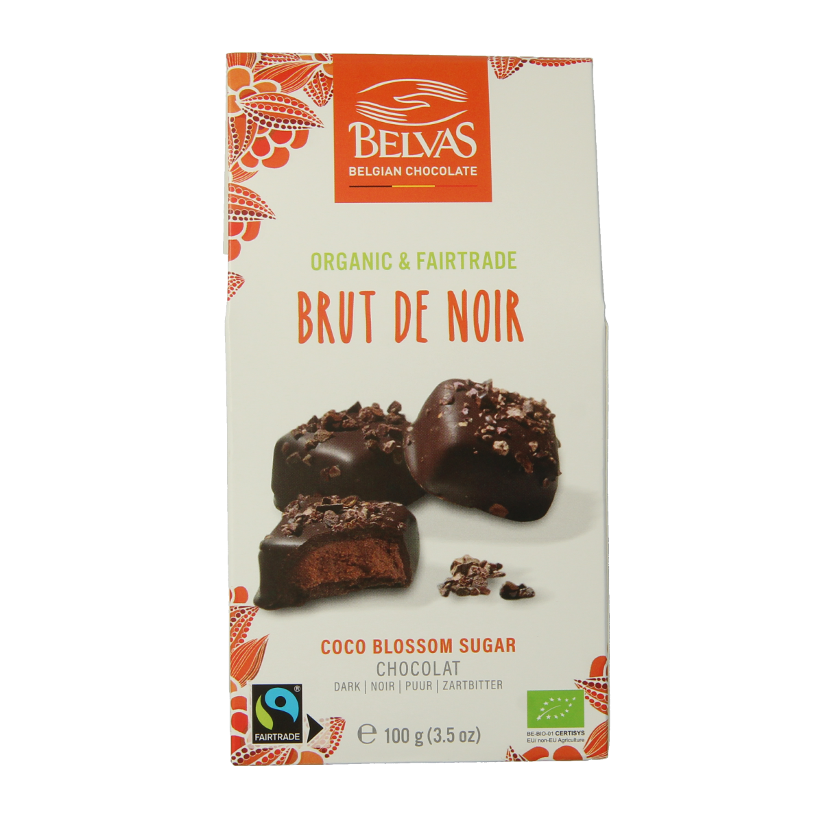Belvas Brut de noir 82% bio 100.00 Gram