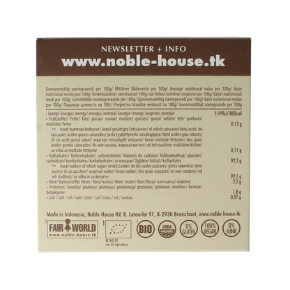 Amanprana Gula java brut stick 50 x 4 gram bio 200.00 Gram