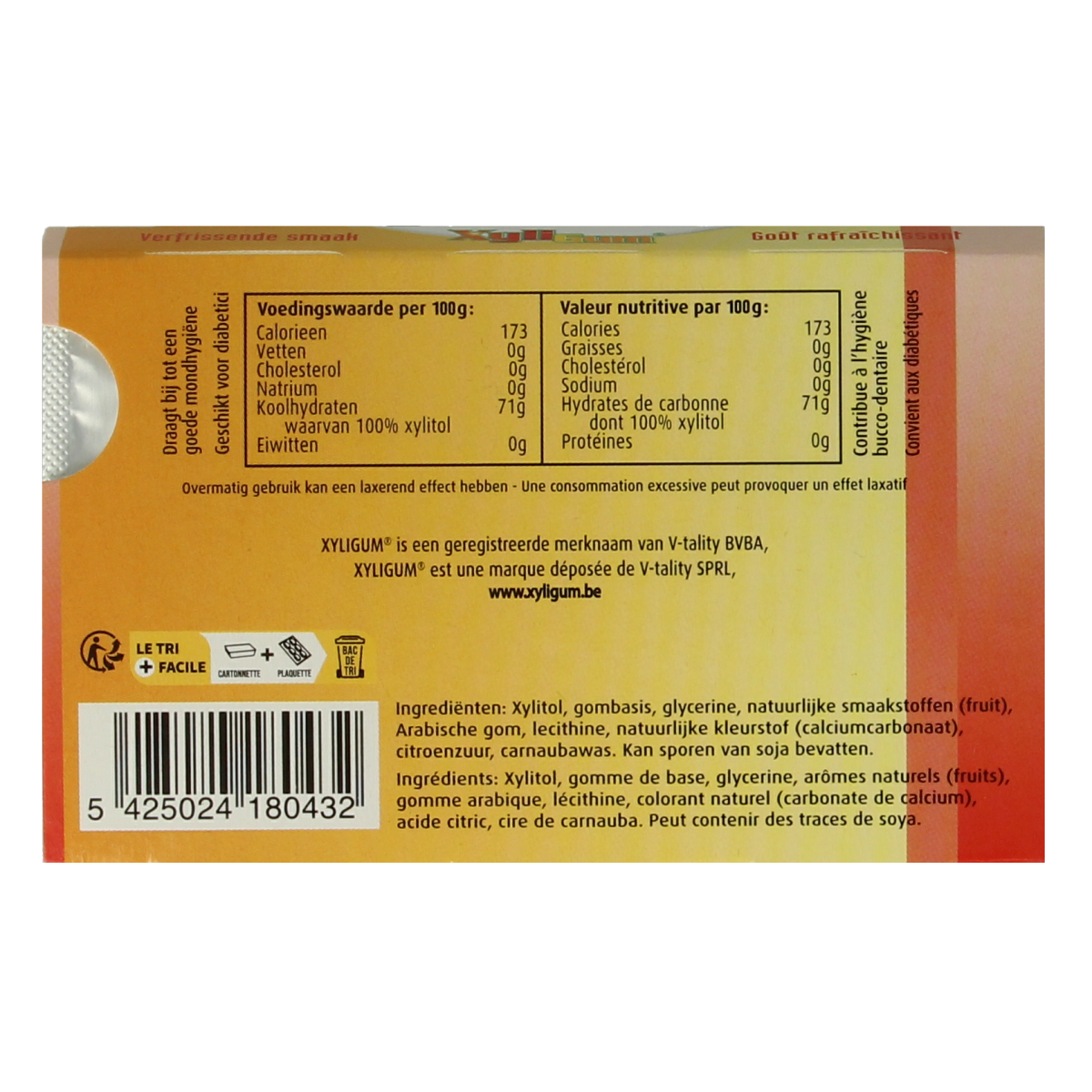Xyligum Fruit 12.00 Stuks
