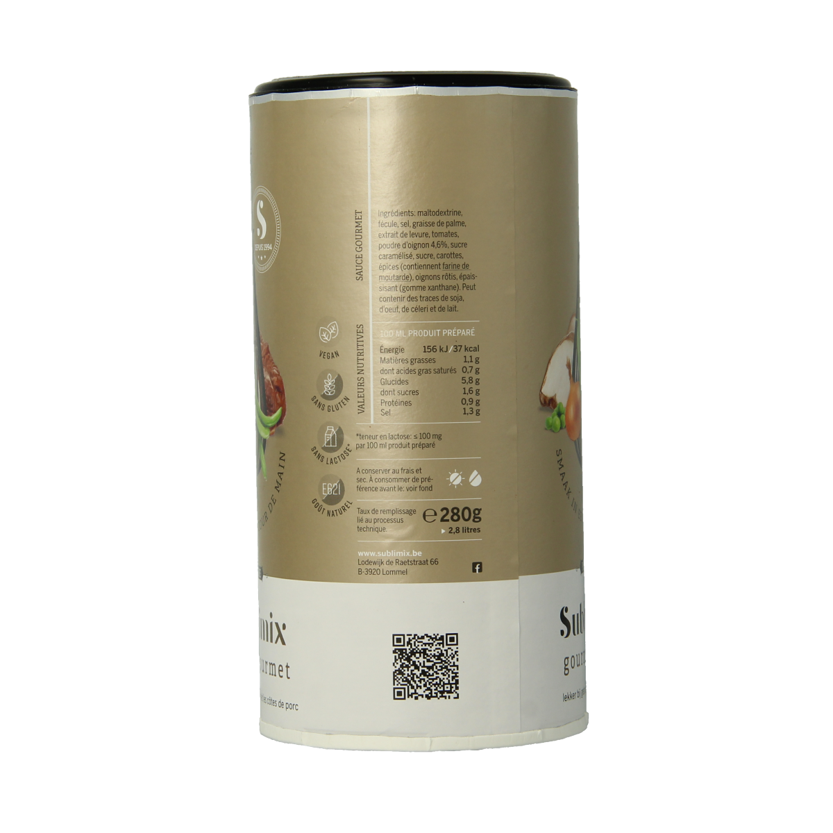 Sublimix Gourmetsaus glutenvrij  280.00 Gram