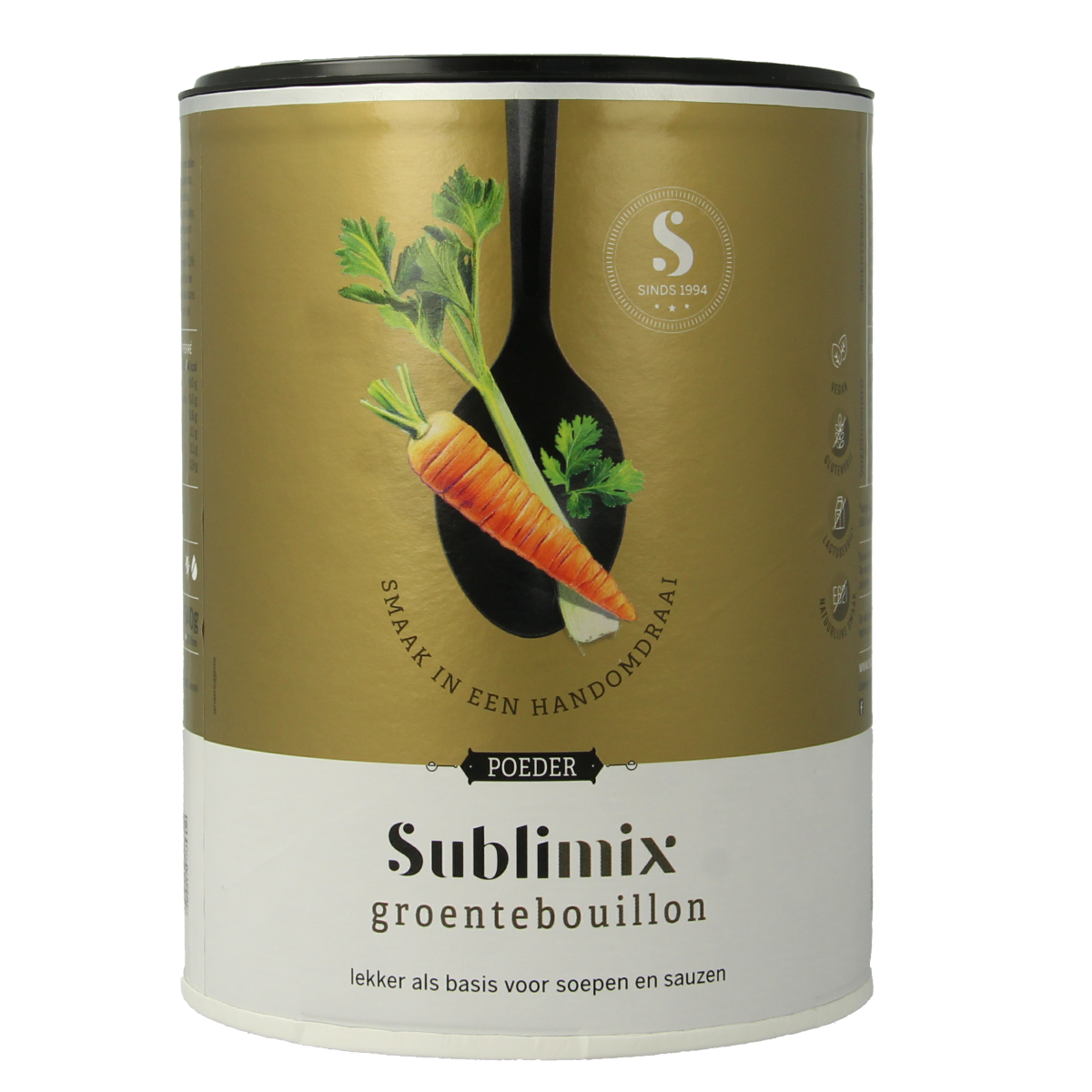 Sublimix Groentebouillon glutenvrij 540.00 Gram