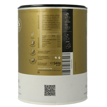 Sublimix Groentebouillon glutenvrij 540.00 Gram