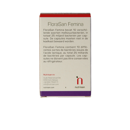Nutrisan Florasan femina 30.00 Capsules