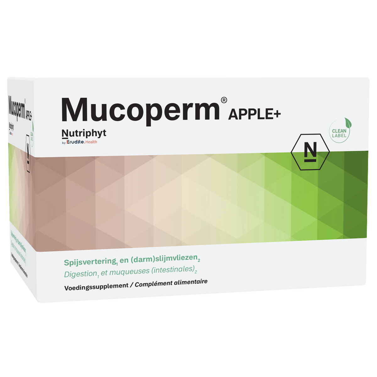 Nutriphyt Mucoperm apple+ 60.00 Zakjes
