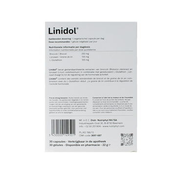 Nutriphyt Linidol 30.00 Capsules