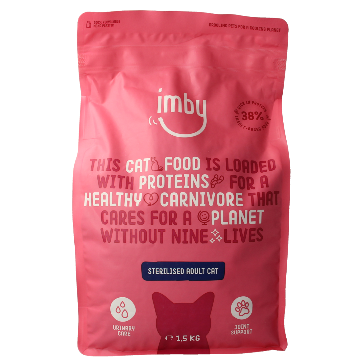 Imby Pet Food  Kattenbrokken insecteneiwitten 1500.00 Gram