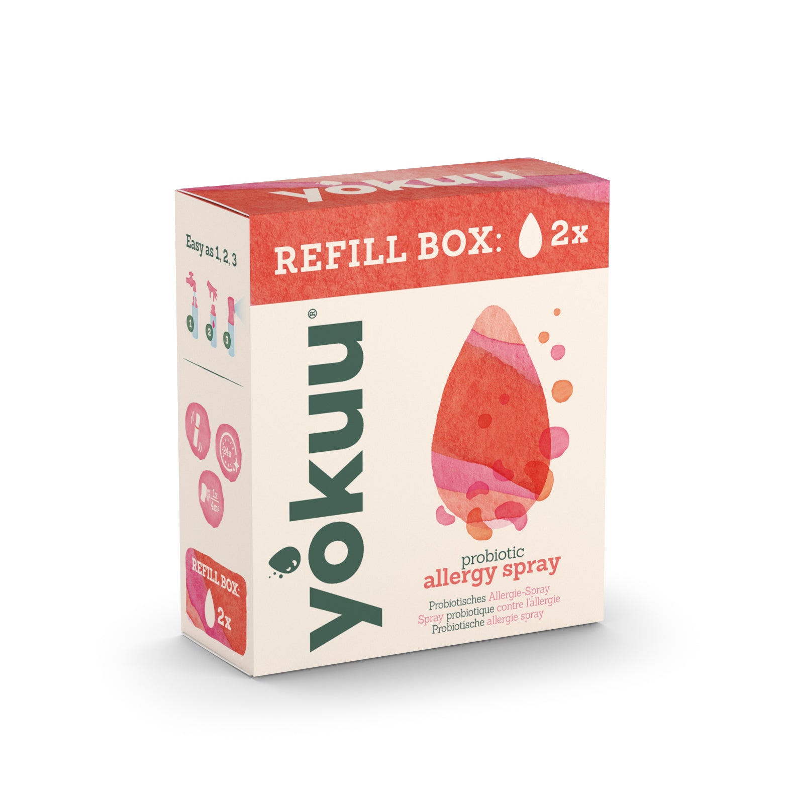 Yokuu Allergy spray refill parels 2.00 Stuks