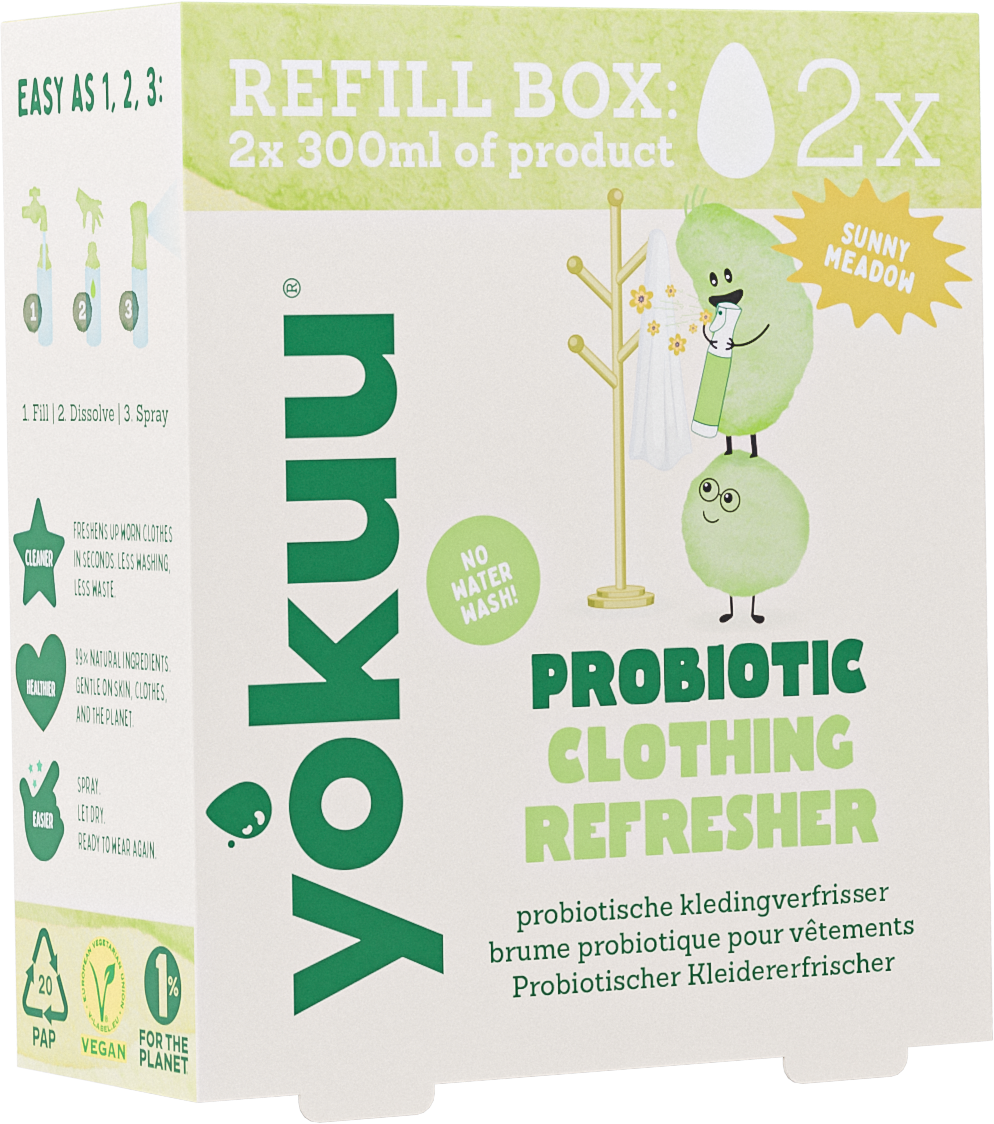 Yokuu Probiotische kledingopfrisser refill (parels) 2.00 Stuks