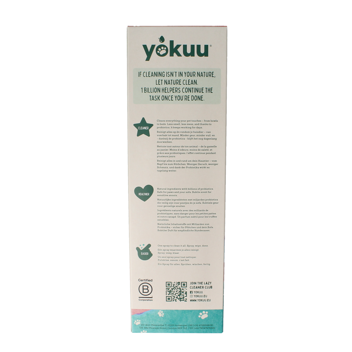 Yokuu Probio allesreiniger voor huisdieren startset 1.00 Set
