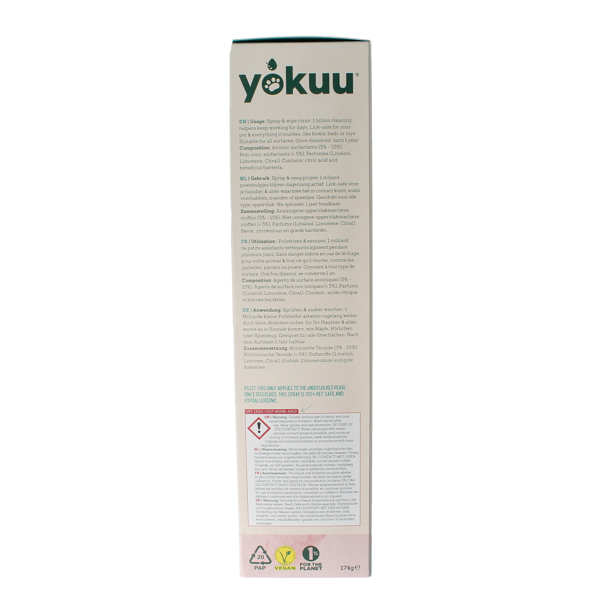 Yokuu Probio allesreiniger voor huisdieren startset 1.00 Set