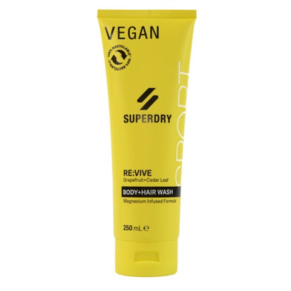 Superdry Sport RE:vive Body + hair wash 250.00 Milliliter