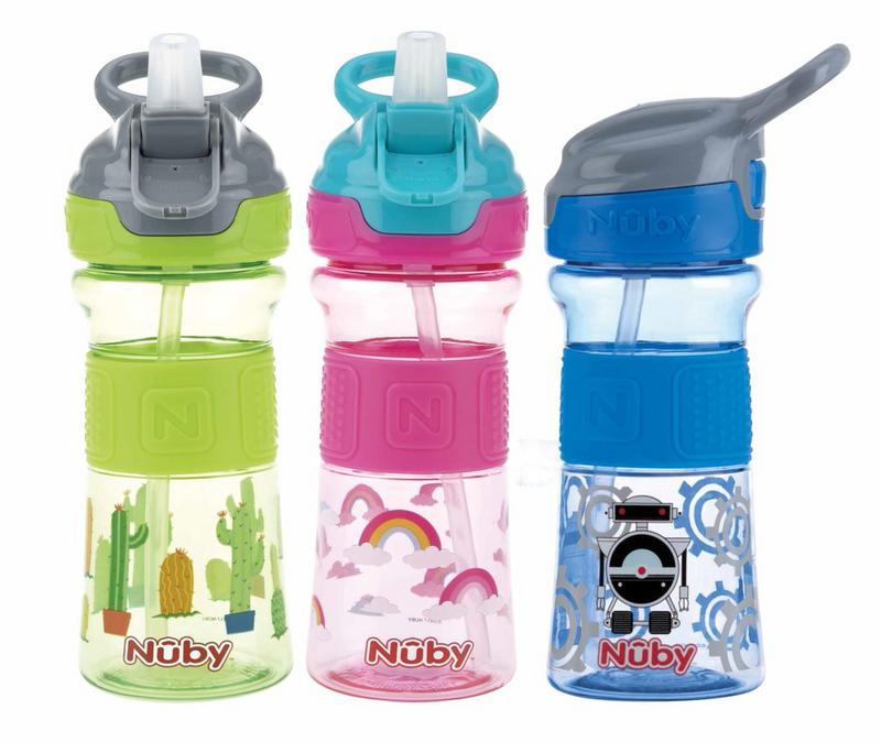 Nuby Flip it beker zachte tuit 360ml 3+ jaar 1.00 Stuks