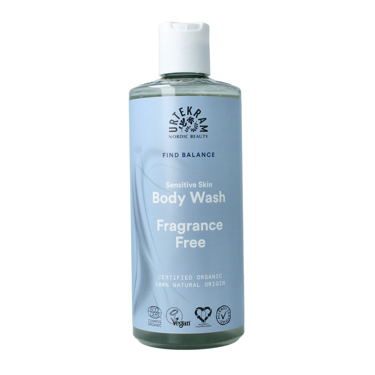 Urtekram Body wash geurvrij gevoelige huid bio 500.00 Milliliter