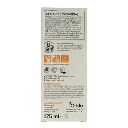 P20 Original spray SPF50+ 175.00 Milliliter