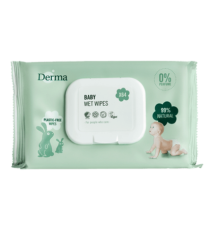 Derma Babydoekjes 64.00 Stuks