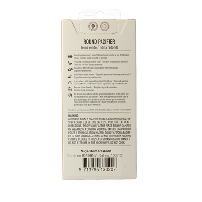 Bibs Fopspeen maat 3 sage/hunter green 2 pack 2.00 Stuks