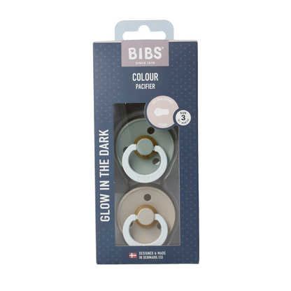 Bibs Fopspeen maat 3 sage vanilla night 2.00 Stuks