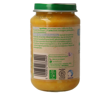Olvarit Pompoen kip rijst 8M14 200.00 Gram