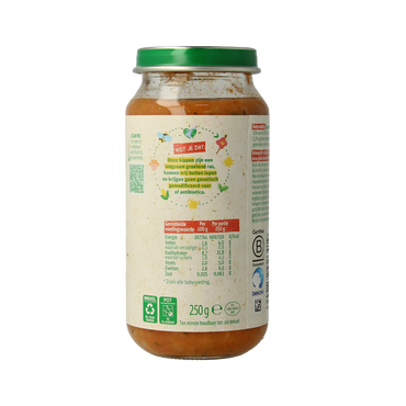 Olvarit Tomaat kip rijst 12M12 250.00 Gram