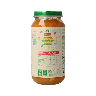 Olvarit Pompoen kip pasta 12M06 250.00 Gram