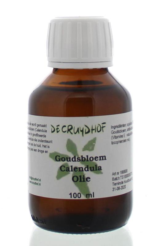 De Cruydhof Calendula/goudsbloem olie 100.00 Milliliter