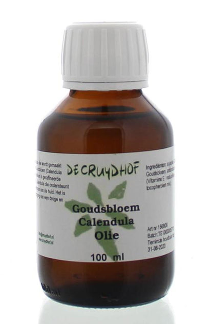 De Cruydhof Calendula/goudsbloem olie 100.00 Milliliter