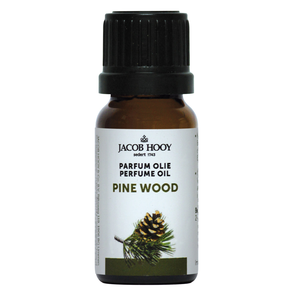 Jacob Hooy Parfum olie den pine wood 10.00 Milliliter