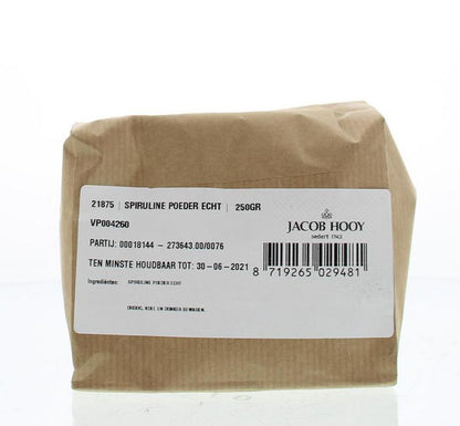 Jacob Hooy Spirulina poeder 250.00 Gram