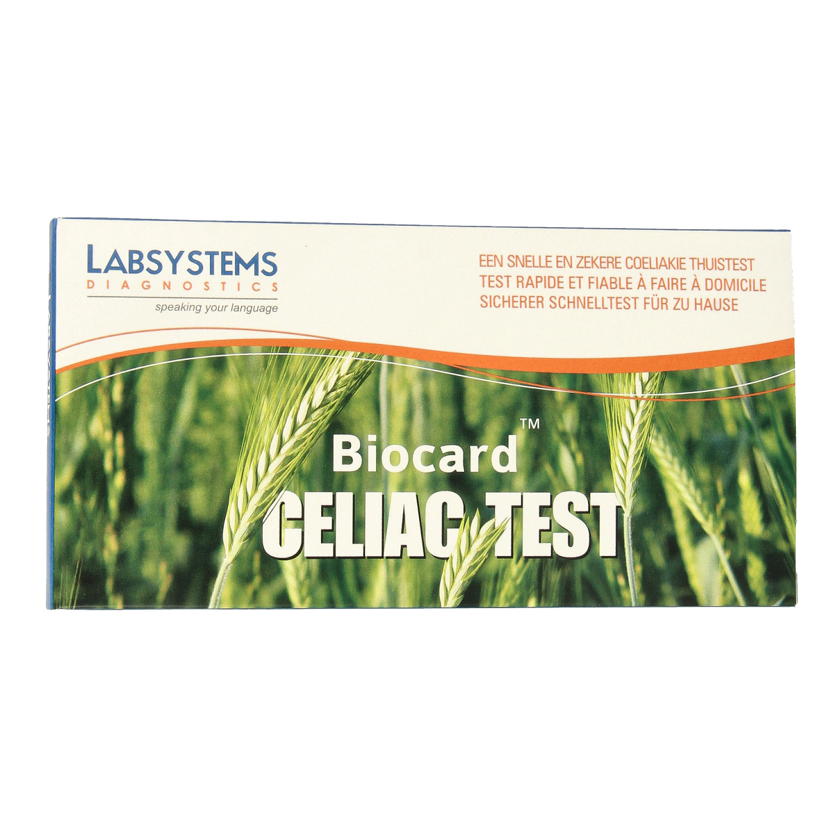 Biocard Coeliakie - gluten overgevoeligheid test 1.00 Stuks