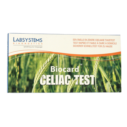 Biocard Coeliakie - gluten overgevoeligheid test 1.00 Stuks