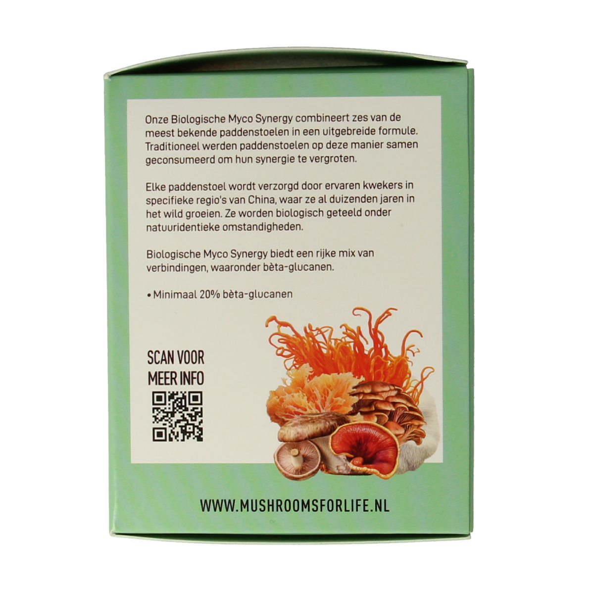 Mushrooms for Life Myco synergy poeder bio 60.00 Gram