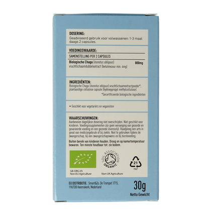 Mushrooms for Life Chaga bio 60.00 Capsules