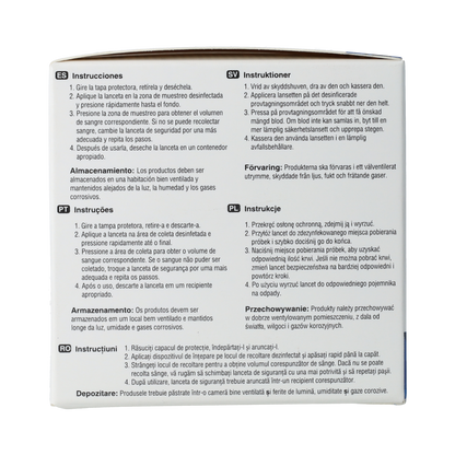 Fora Veiligheidslancetten (28G) 100.00 Stuks