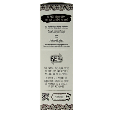 Tints Of Nature Henna cream dark brown semi permanent 70.00 Milliliter