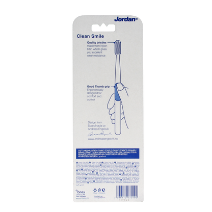 Jordan Tandenborstel clean smile soft 3.00 Stuks