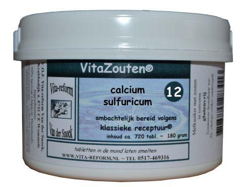 Vitazouten Calcium sulfuricum VitaZout nr. 12 720.00 Tabletten