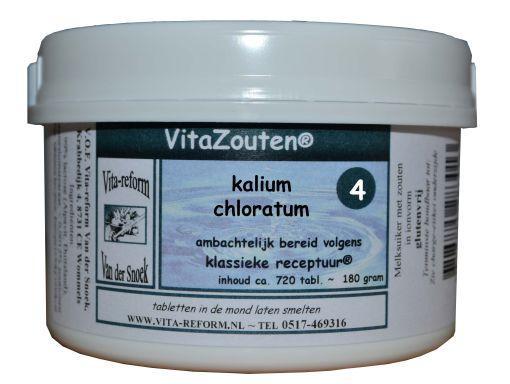 Vitazouten Kalium muriaticum/chloratum VitaZout nr. 04 720.00 Tabletten