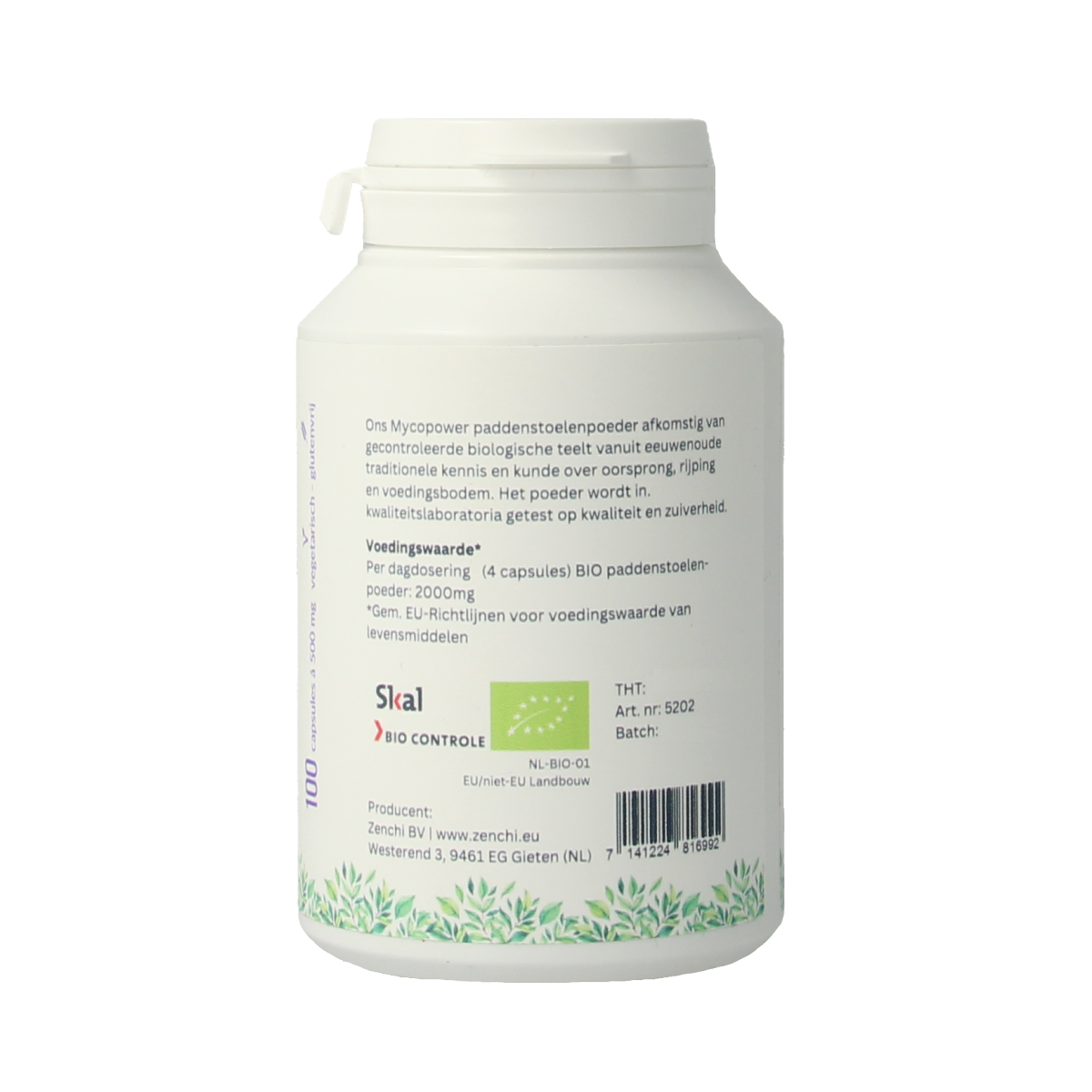 Mycopower Auricularia bio 100.00 Capsules
