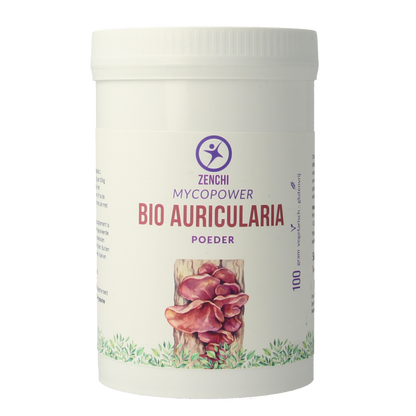 Mycopower Auricularia poeder bio 100.00 Gram