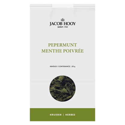 Jacob Hooy Pepermuntblad heel  20.00 Gram