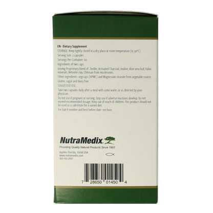 Nutramedix Binder plus 120.00 Capsules