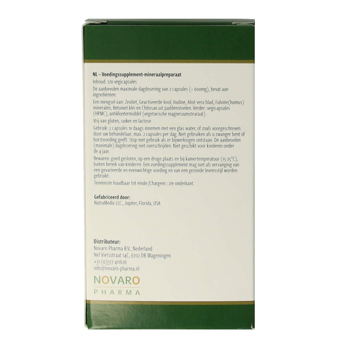 Nutramedix Binder plus 120.00 Capsules