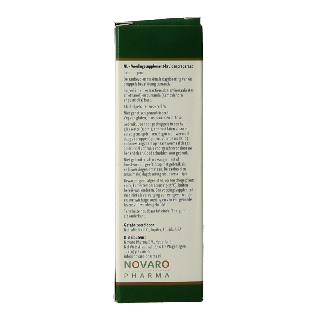 Nutramedix Cumanda 30.00 Milliliter