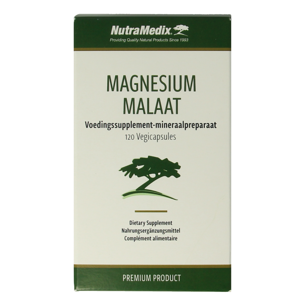 Nutramedix Magnesium malaat 120.00 Vegetarische capsules