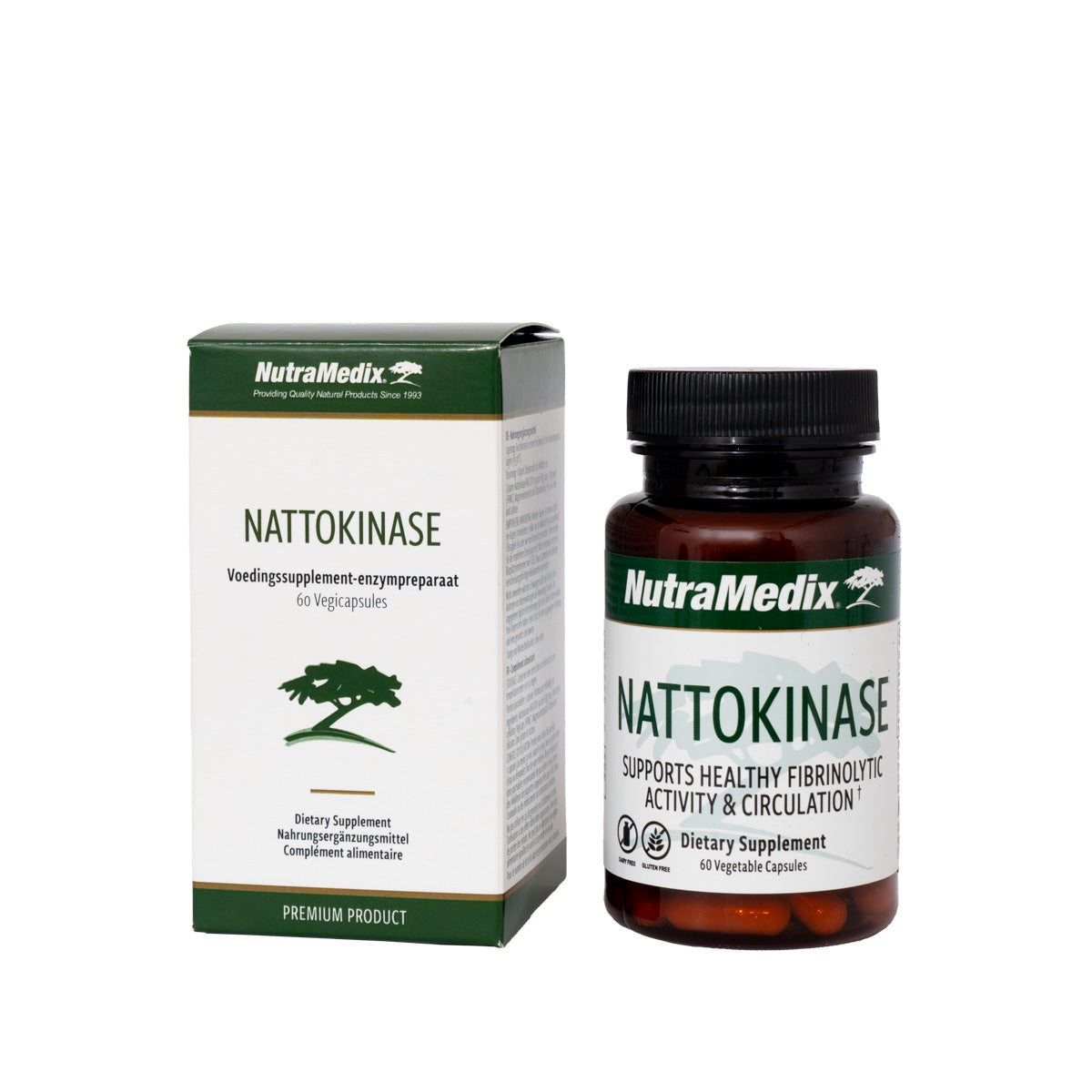 Nutramedix Nattokinase zonder vitamine K 60.00 Capsules