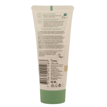Jordan Green clean tandpasta junior tandpasta 6+ 50.00 Milliliter